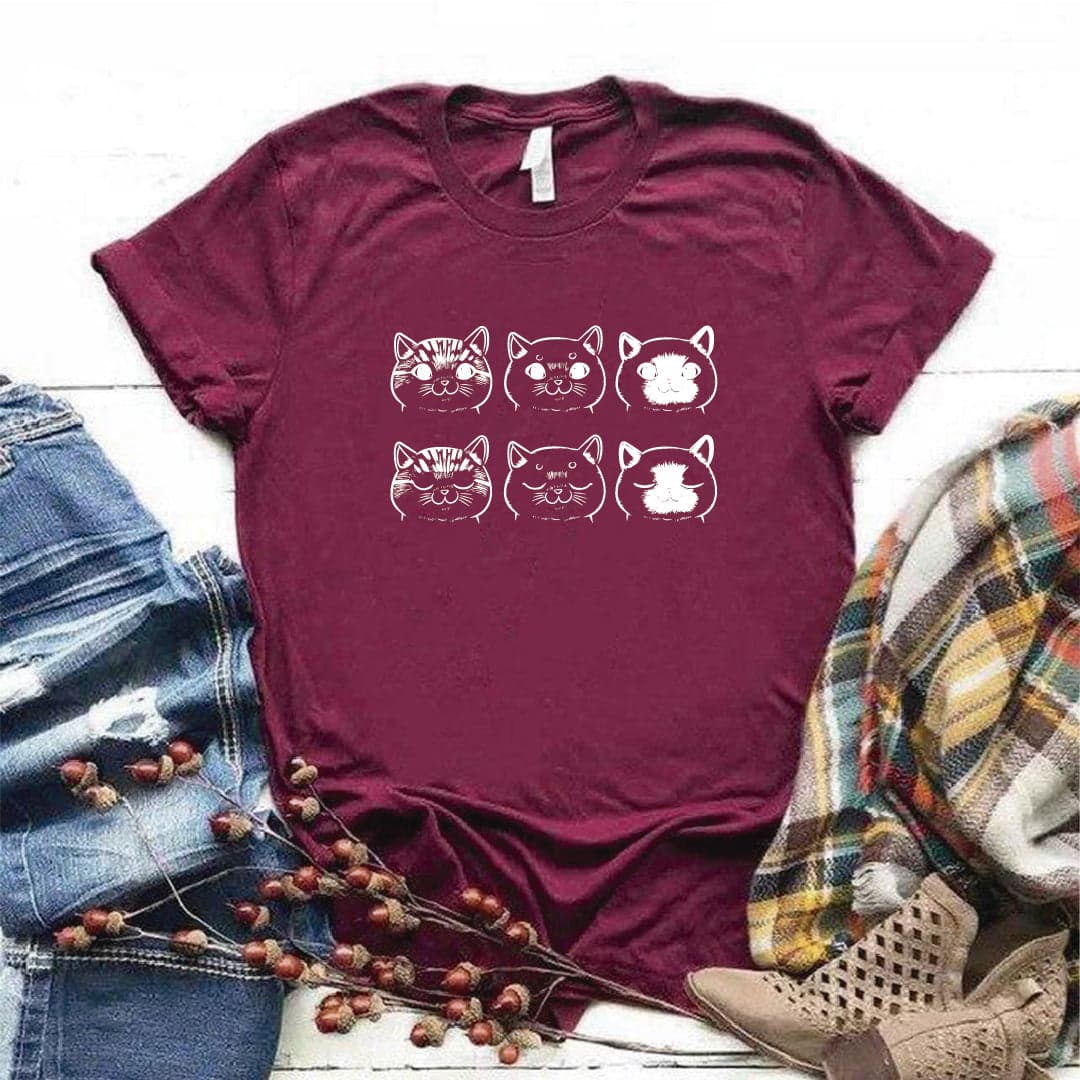Camisa estampada  tipo T-shirt  Six Cat — foto 6