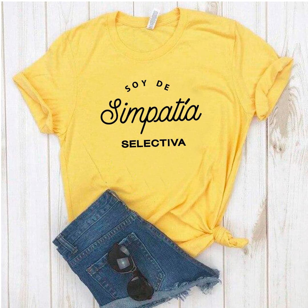Camisa estampada tipo T- shirt Soy de Simpatía Selectiva — foto 5