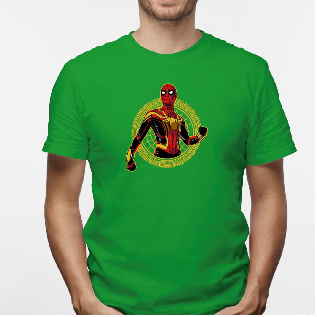 Camisa estampada en algodón para hombre tipo T-shirt spiderman multiverse — foto 1