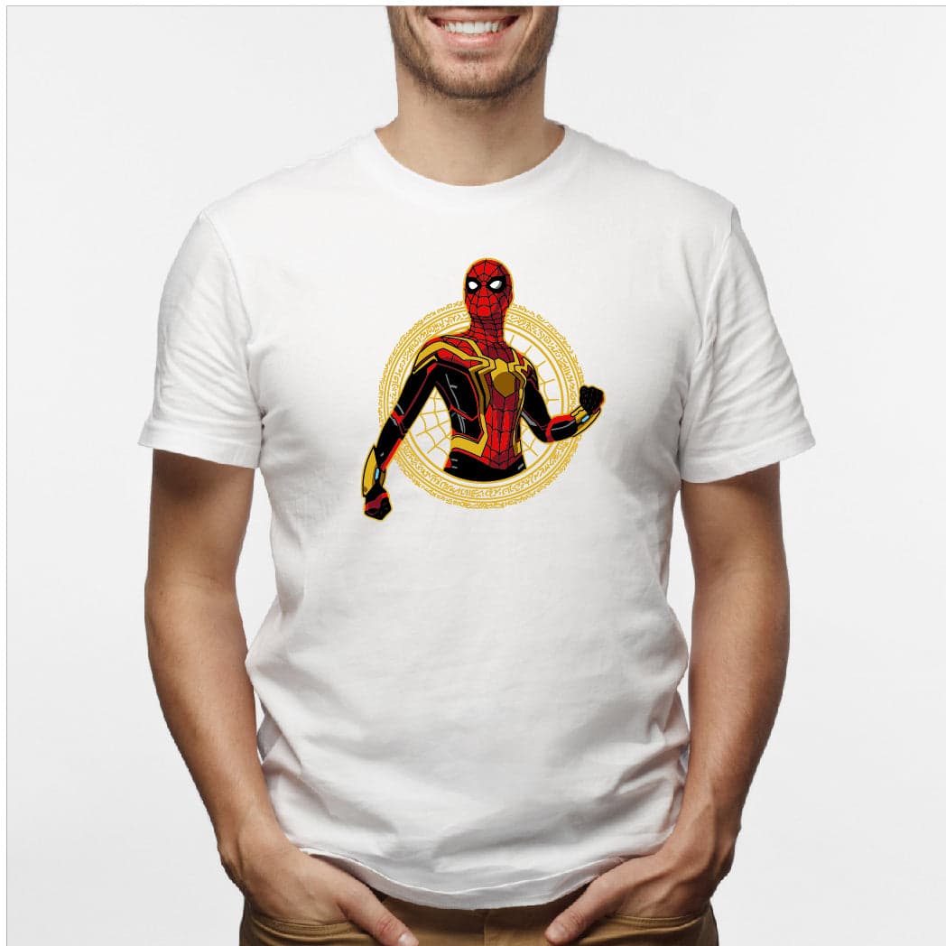 Camisa estampada en algodón para hombre tipo T-shirt spiderman multiverse — foto 2