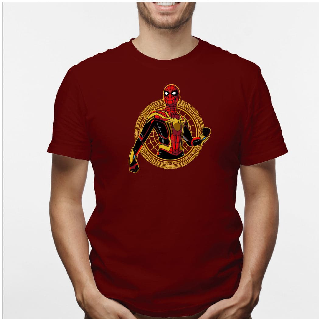 Camisa estampada en algodón para hombre tipo T-shirt spiderman multiverse — foto 4
