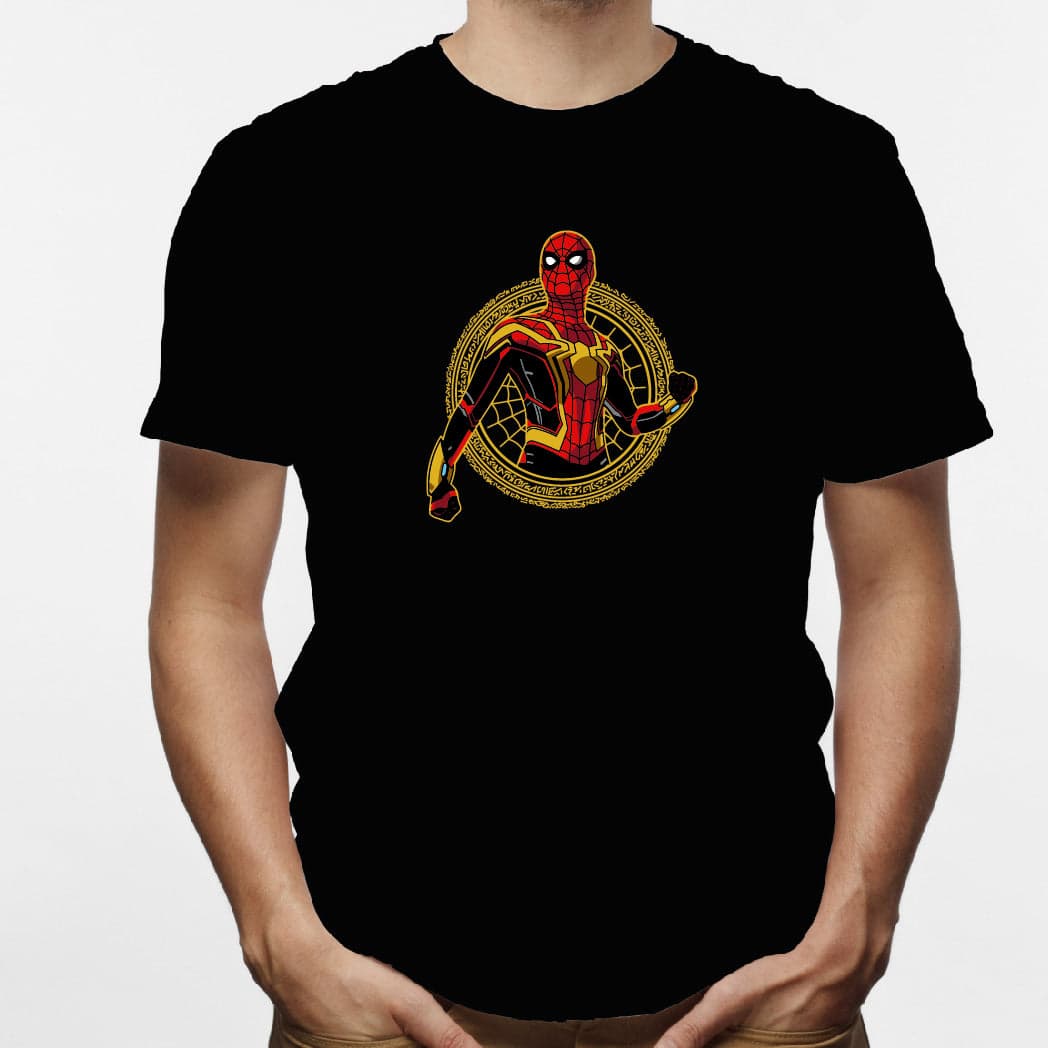 Camisa estampada en algodón para hombre tipo T-shirt spiderman multiverse — foto 7
