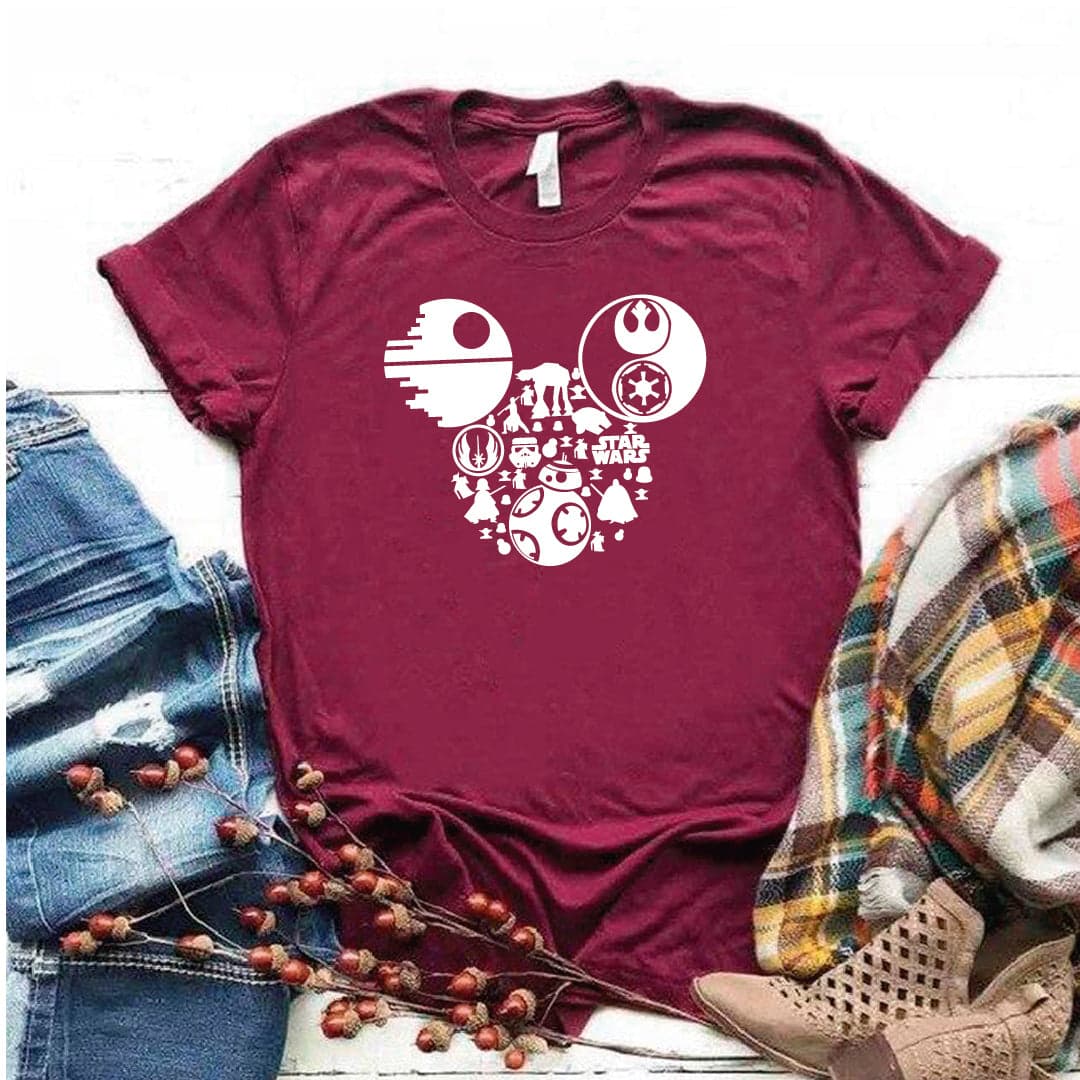Camisa estampada tipo T- shirt Star Warrs Disney — foto 6