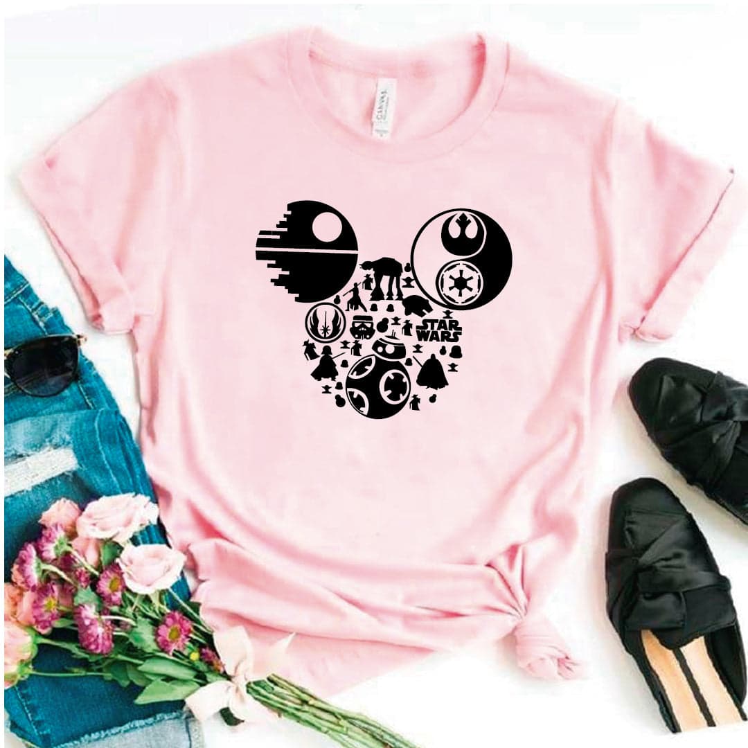 Camisa estampada tipo T- shirt Star Warrs Disney — foto 1