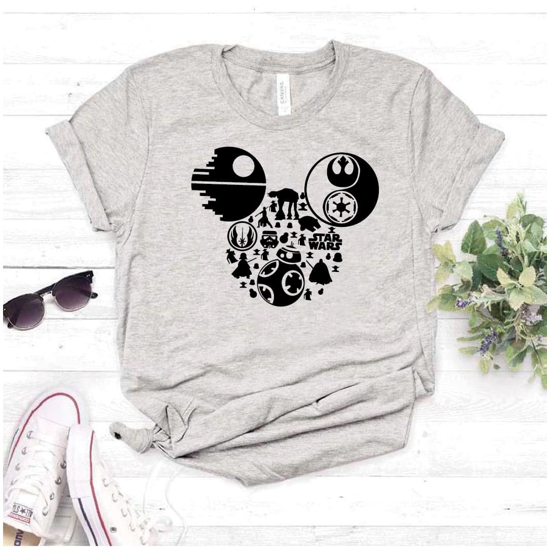 Camisa estampada tipo T- shirt Star Warrs Disney — foto 2