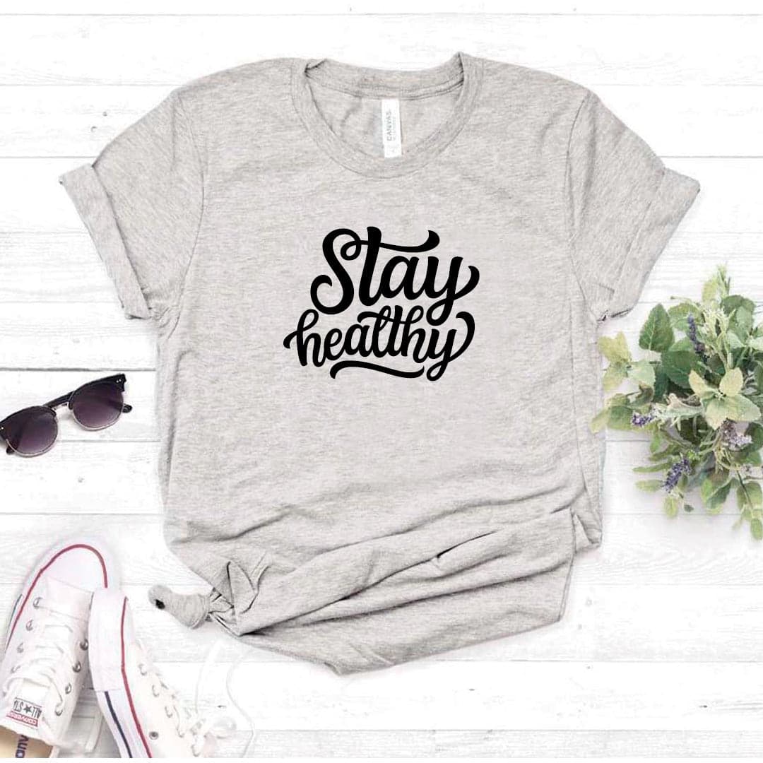 Camisa estampada tipo T- shirt Stay Healthy — foto 8