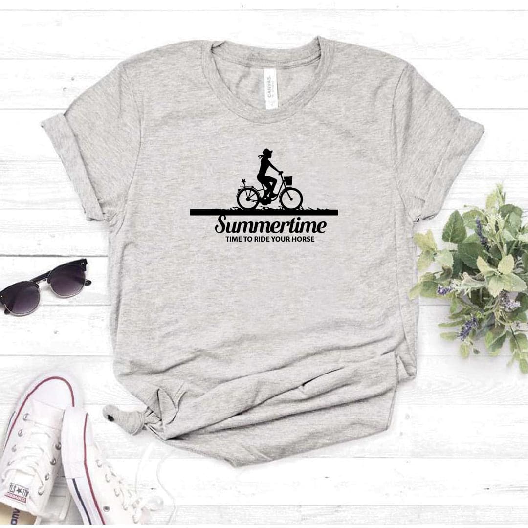 Camisa estampada  tipo T-shirt Sumertime bicicleta — foto 2