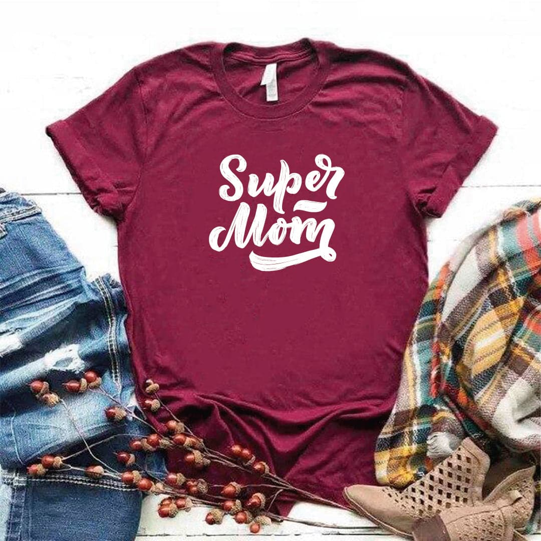 Camisa estampada tipo T- shirt Super mom — foto 5