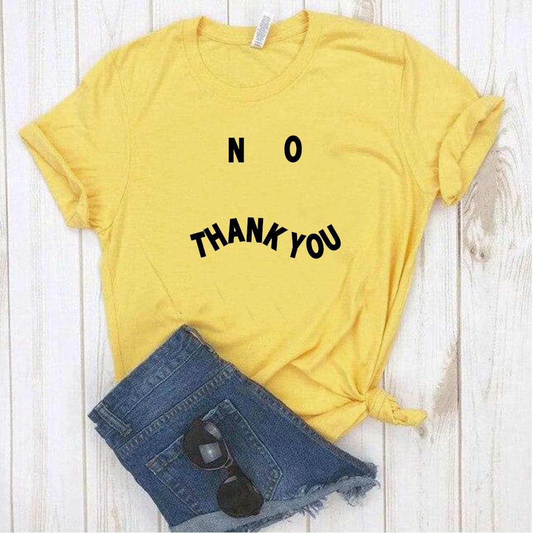 Camisa estampada  tipo T-shirt THANK YOU — foto 3