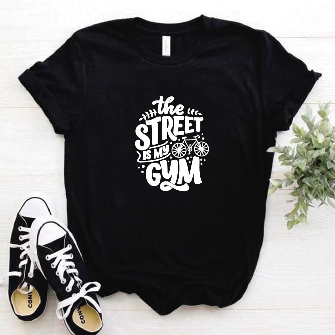Camisa estampada tipo T- shirt The Street is my Gym (Las calles son mi gimnasio) — foto 2