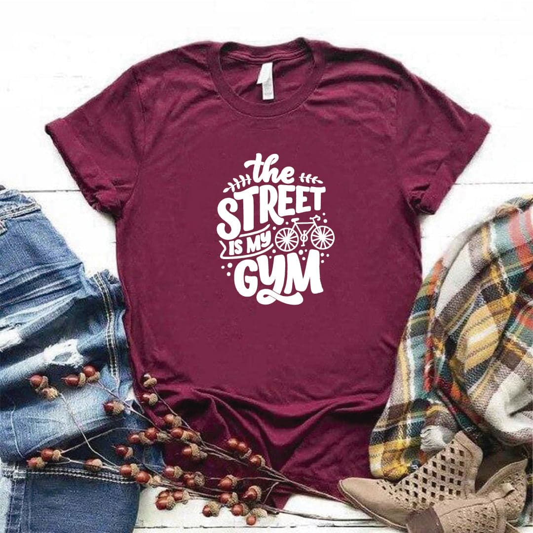 Camisa estampada tipo T- shirt The Street is my Gym (Las calles son mi gimnasio) — foto 3