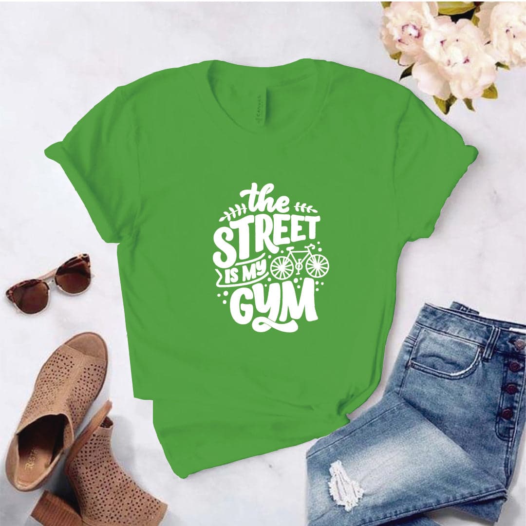 Camisa estampada tipo T- shirt The Street is my Gym (Las calles son mi gimnasio) — foto 4