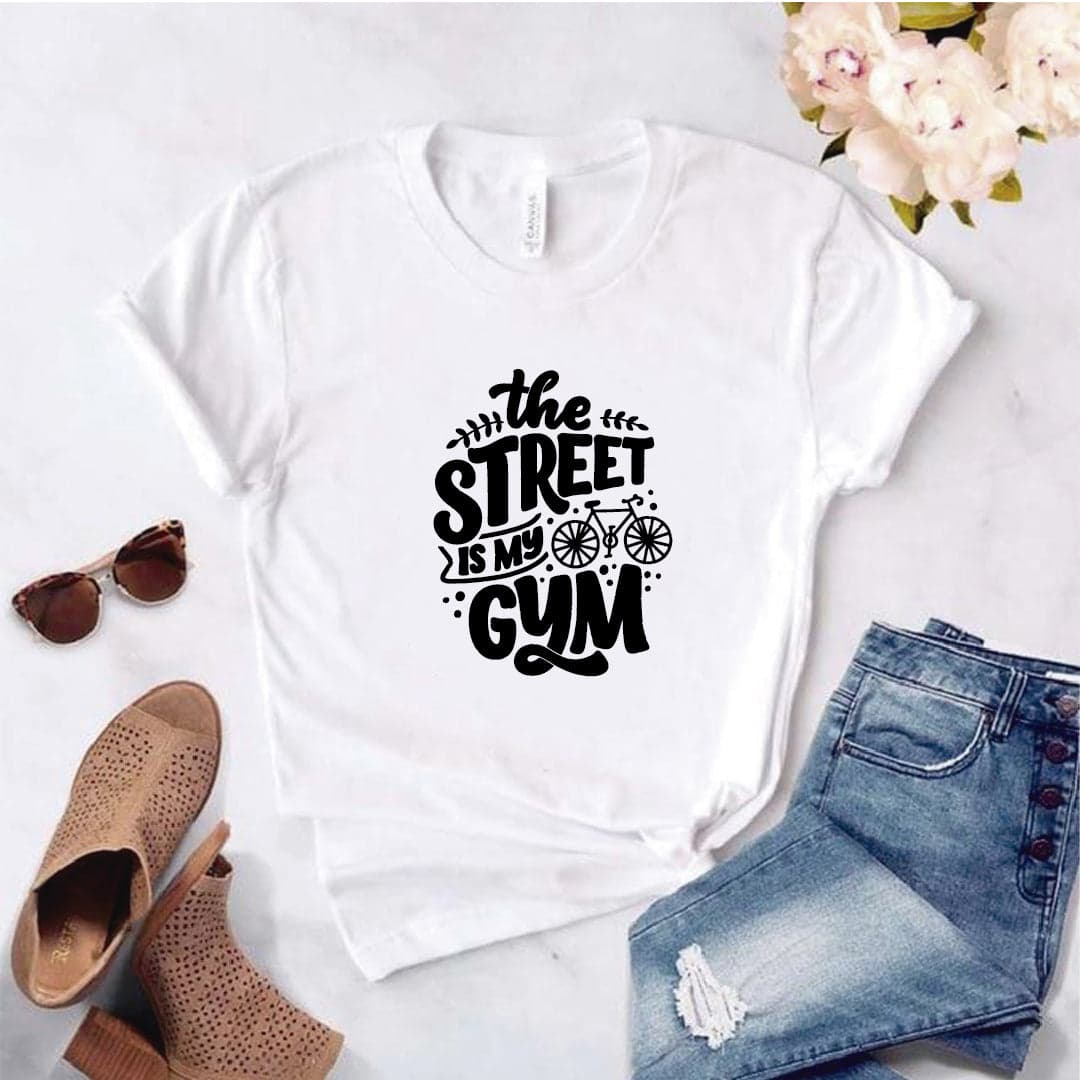 Camisa estampada tipo T- shirt The Street is my Gym (Las calles son mi gimnasio) — foto 8
