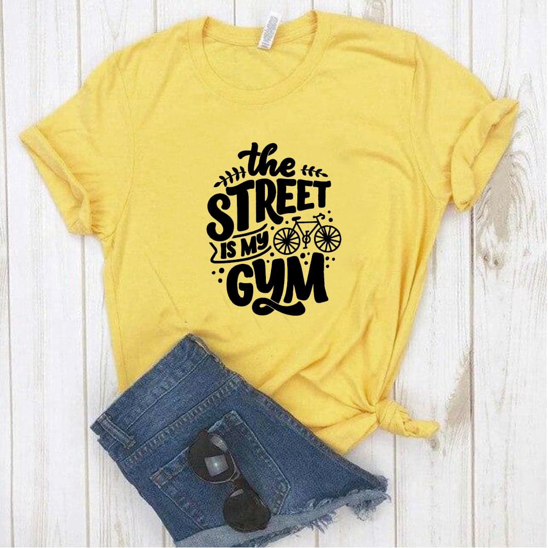 Camisa estampada tipo T- shirt The Street is my Gym (Las calles son mi gimnasio) — foto 1