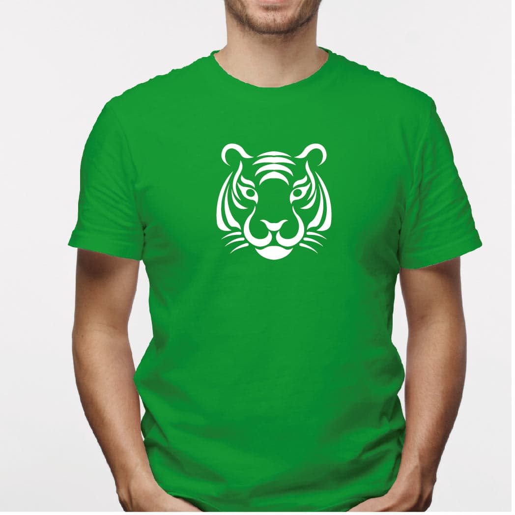 Camisa estampada para hombre  tipo T-shirt Cara de Tigre — foto 3