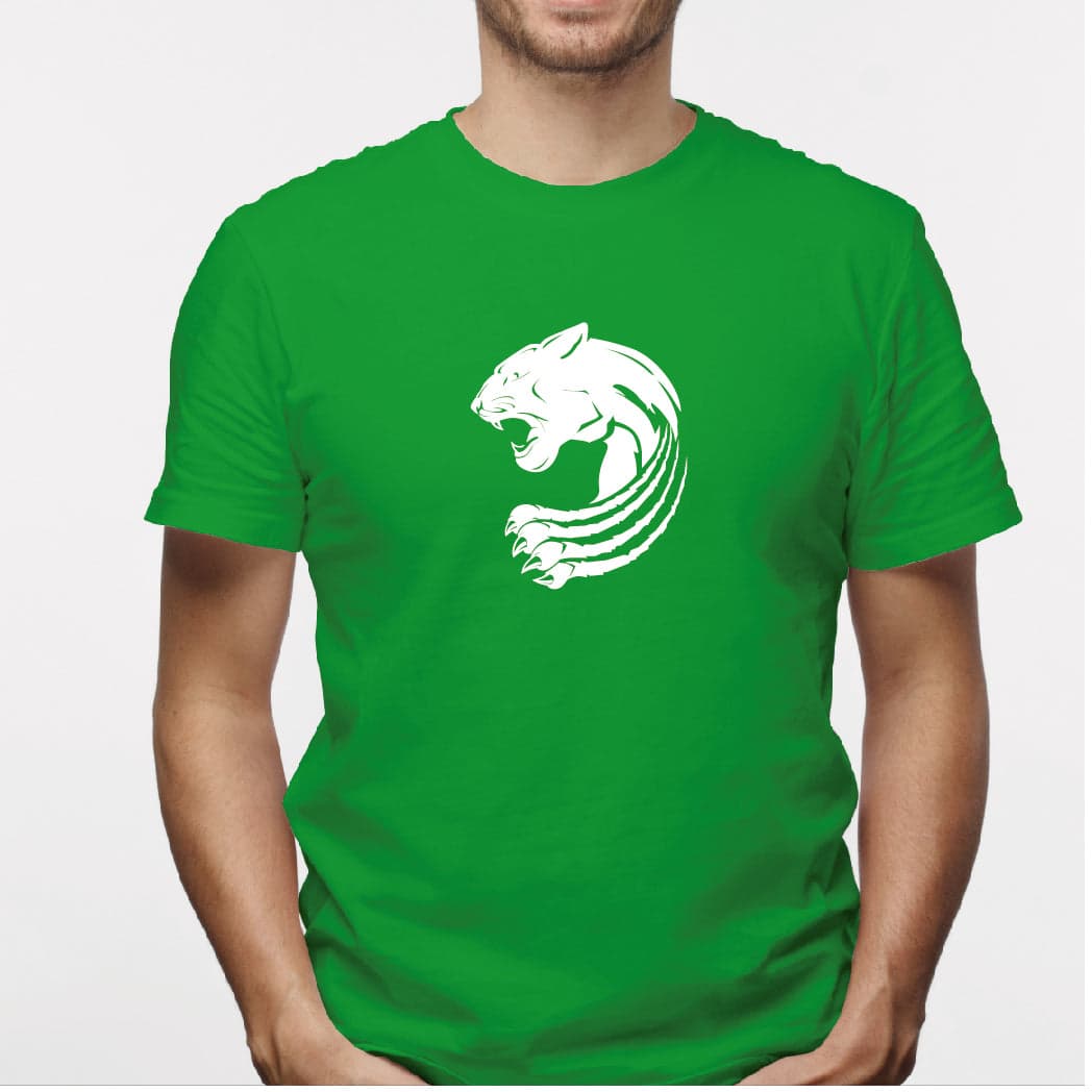Camisa estampada para hombre  tipo T-shirt Tigre zarpazo — foto 1
