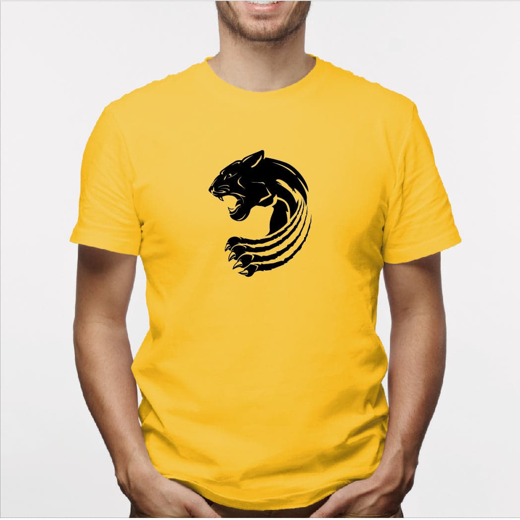 Camisa estampada para hombre  tipo T-shirt Tigre zarpazo — foto 3