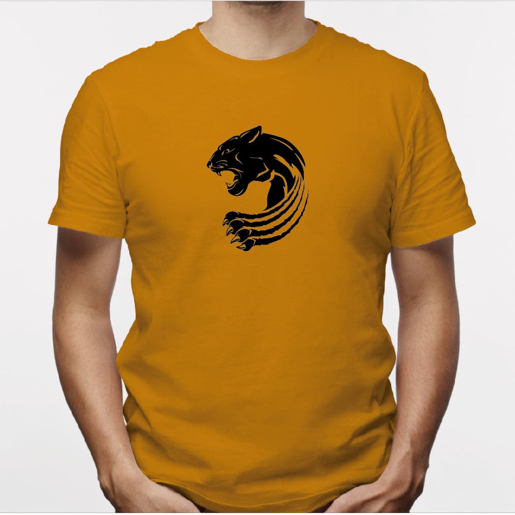 Camisa estampada para hombre  tipo T-shirt Tigre zarpazo — foto 5