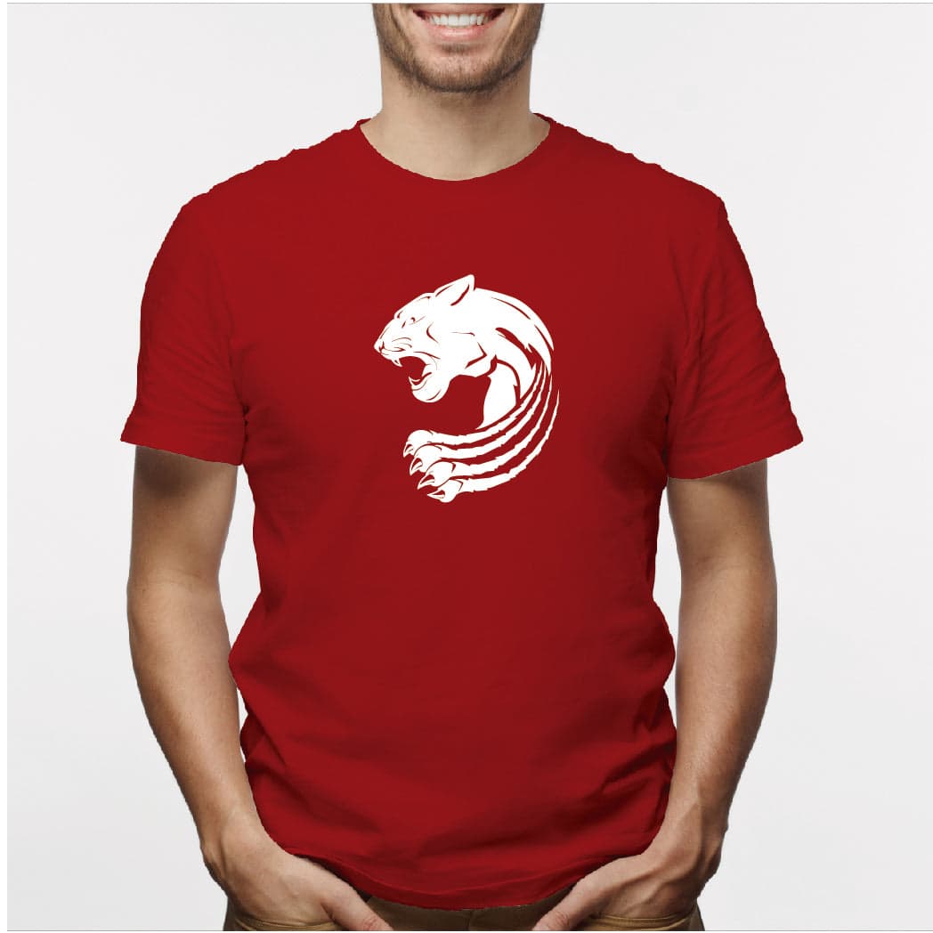 Camisa estampada para hombre  tipo T-shirt Tigre zarpazo — foto 6