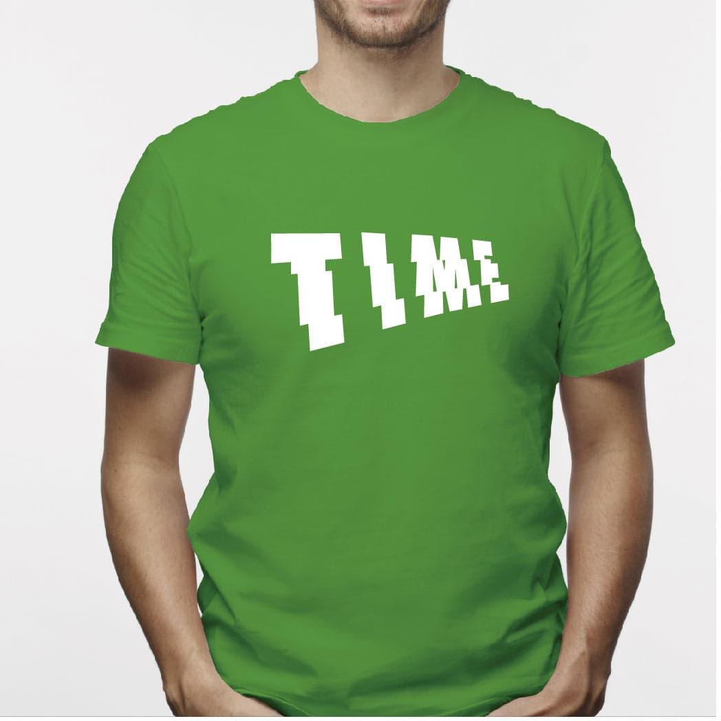 Camisa estampada para hombre  tipo T-shirt Time — foto 7