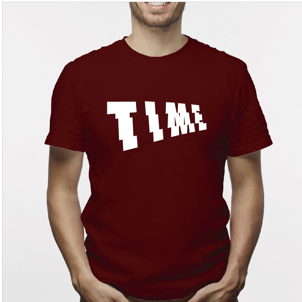 Camisa estampada para hombre  tipo T-shirt Time — foto 3