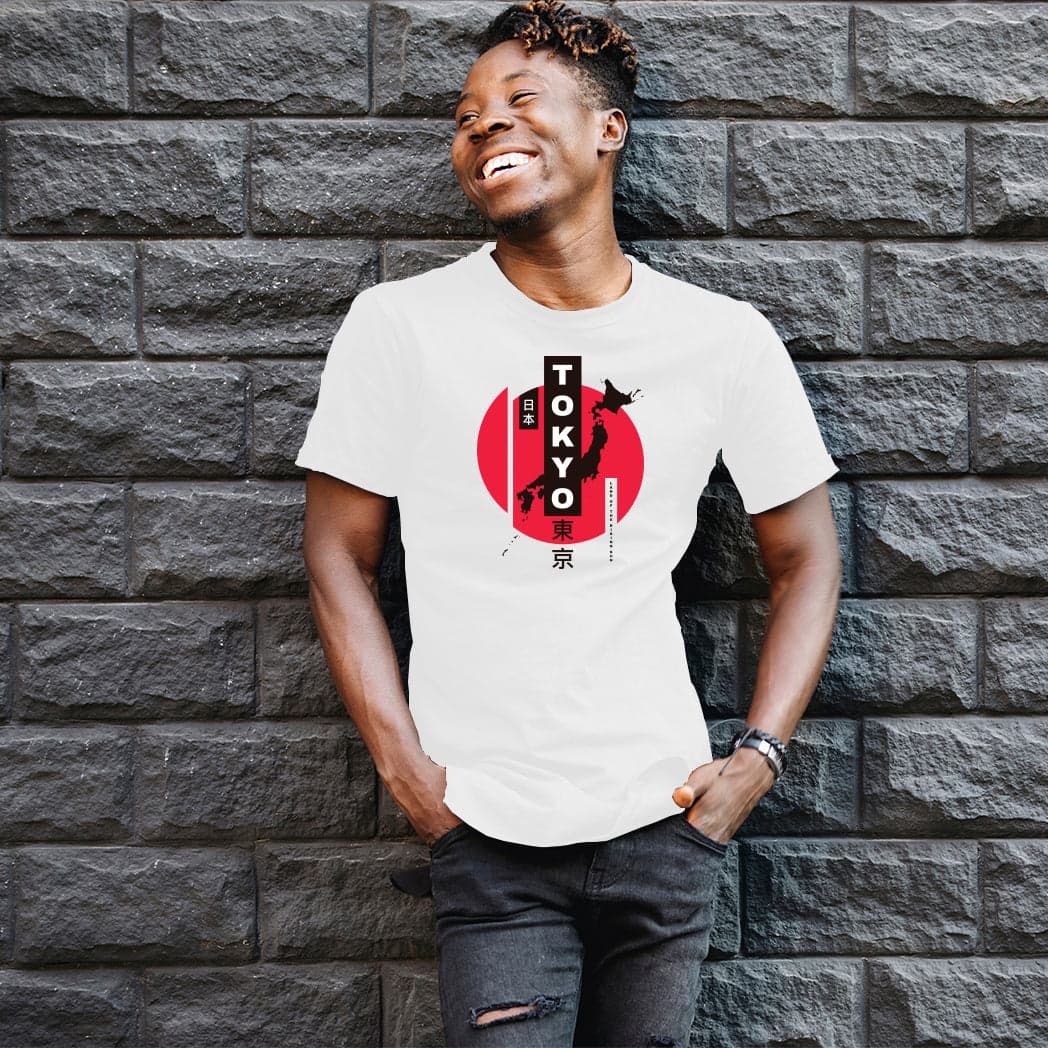Camisa estampada para hombre tipo T-Shirt TOKIO — foto 1