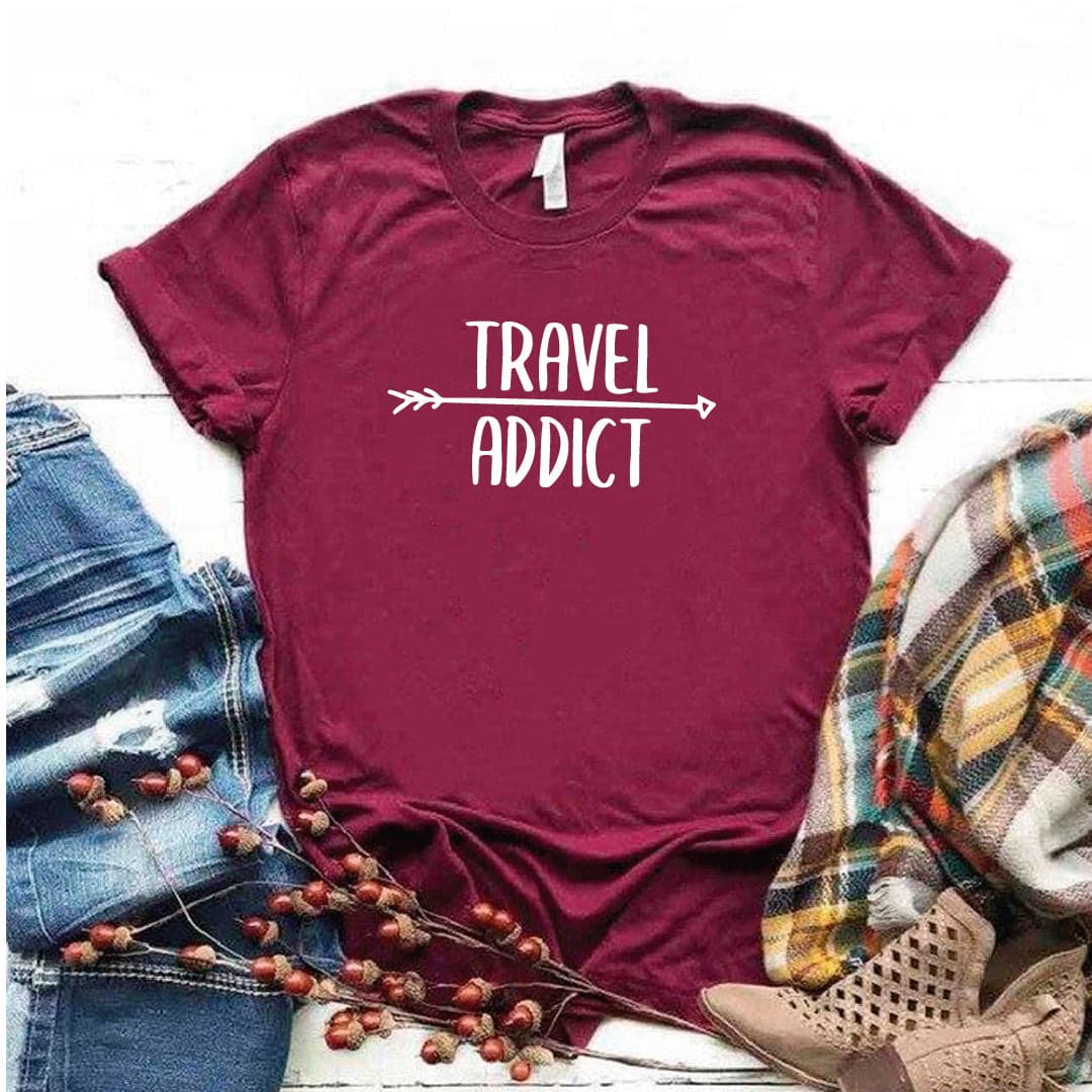 Camisa estampada tipo T- shirt Travel Addict — foto 5
