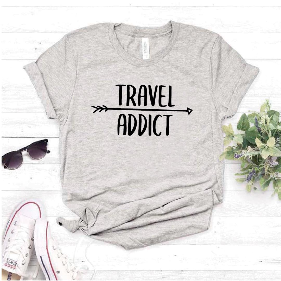 Camisa estampada tipo T- shirt Travel Addict — foto 1