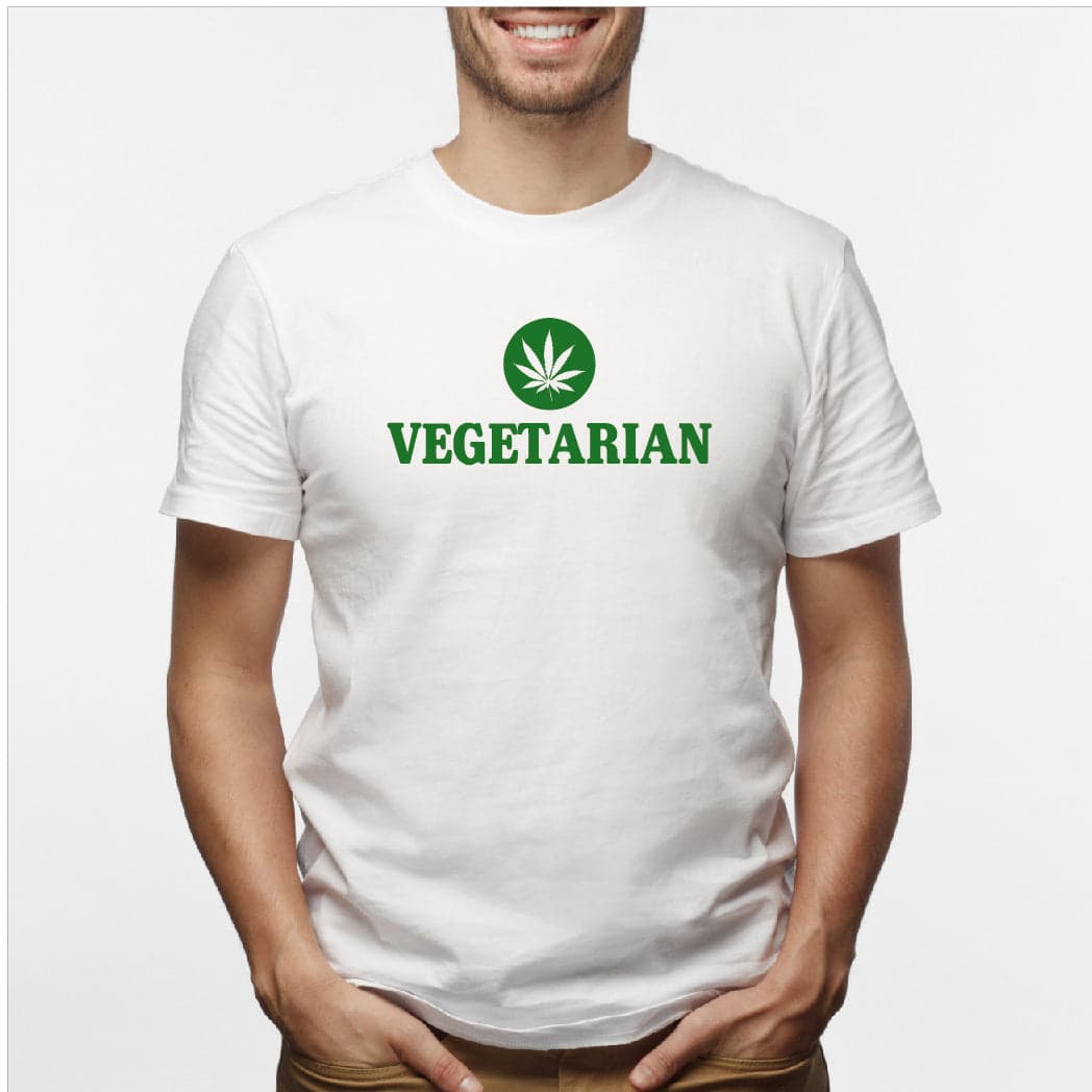 Camisa estampada para hombre  tipo T-shirt vegetarian — foto 2