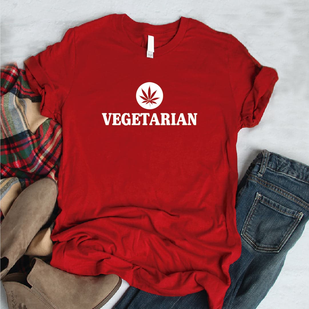 Camisa estampada  tipo T-shirt vagetarian — foto 6