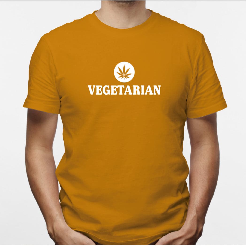 Camisa estampada para hombre  tipo T-shirt vegetarian — foto 5