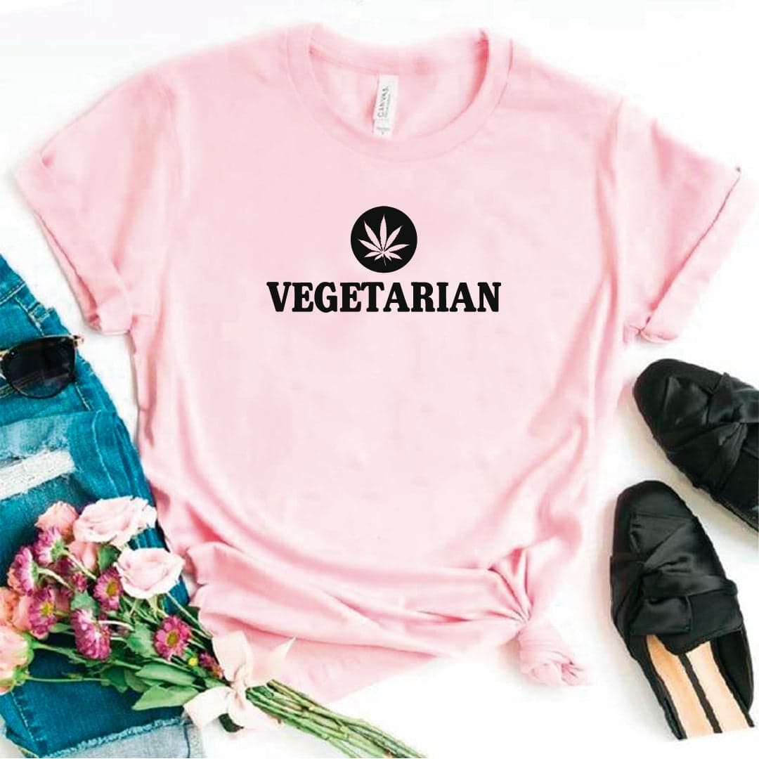 Camisa estampada  tipo T-shirt vagetarian — foto 7