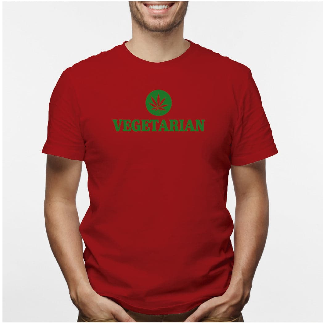 Camisa estampada para hombre  tipo T-shirt vegetarian — foto 6