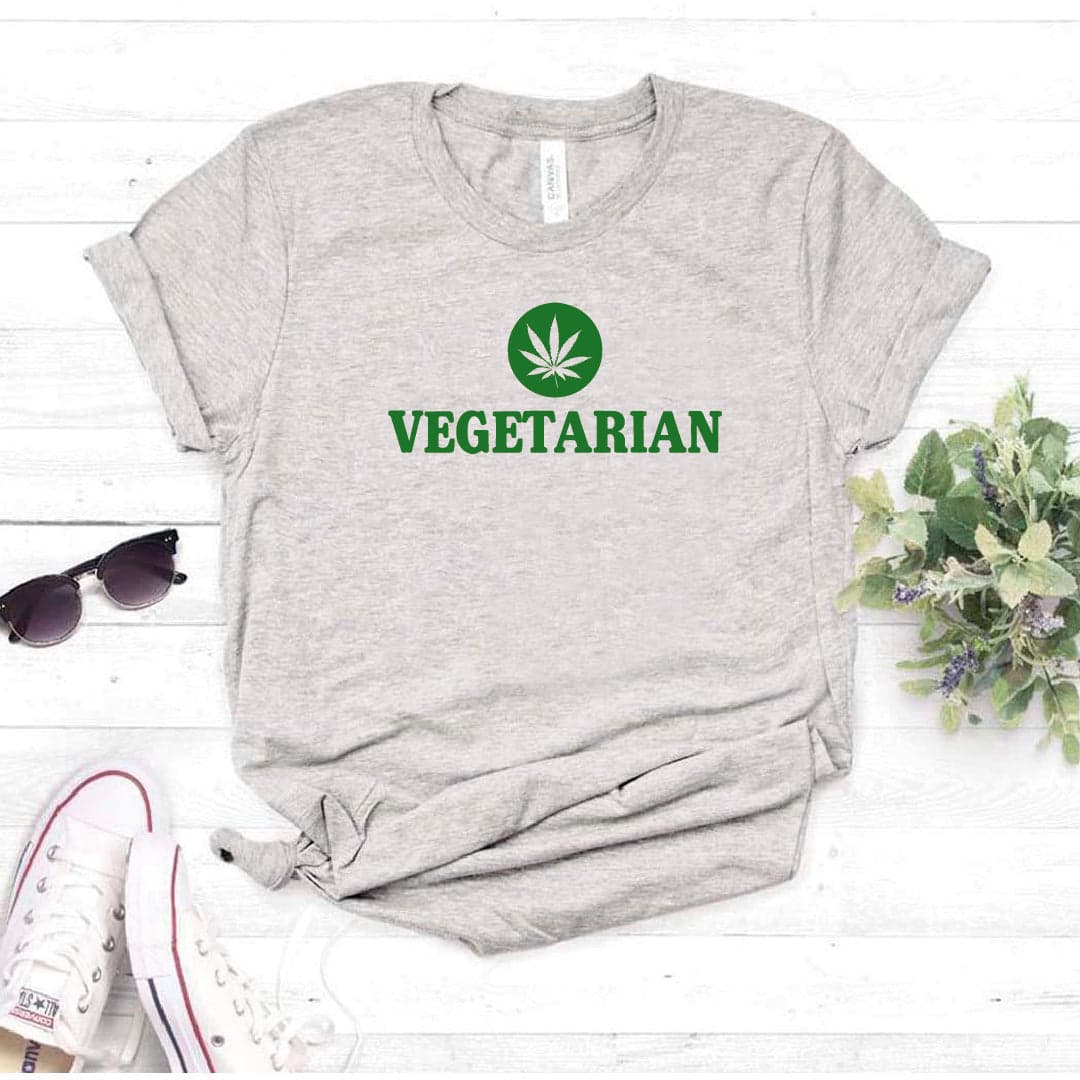 Camisa estampada  tipo T-shirt vagetarian — foto 8