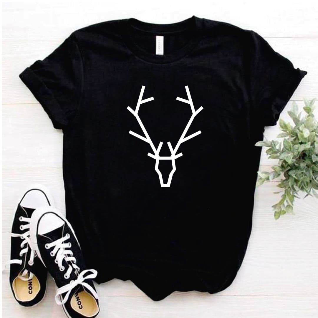Camisa estampada tipo T- shirt Venado Alce Cuadrado — foto 4