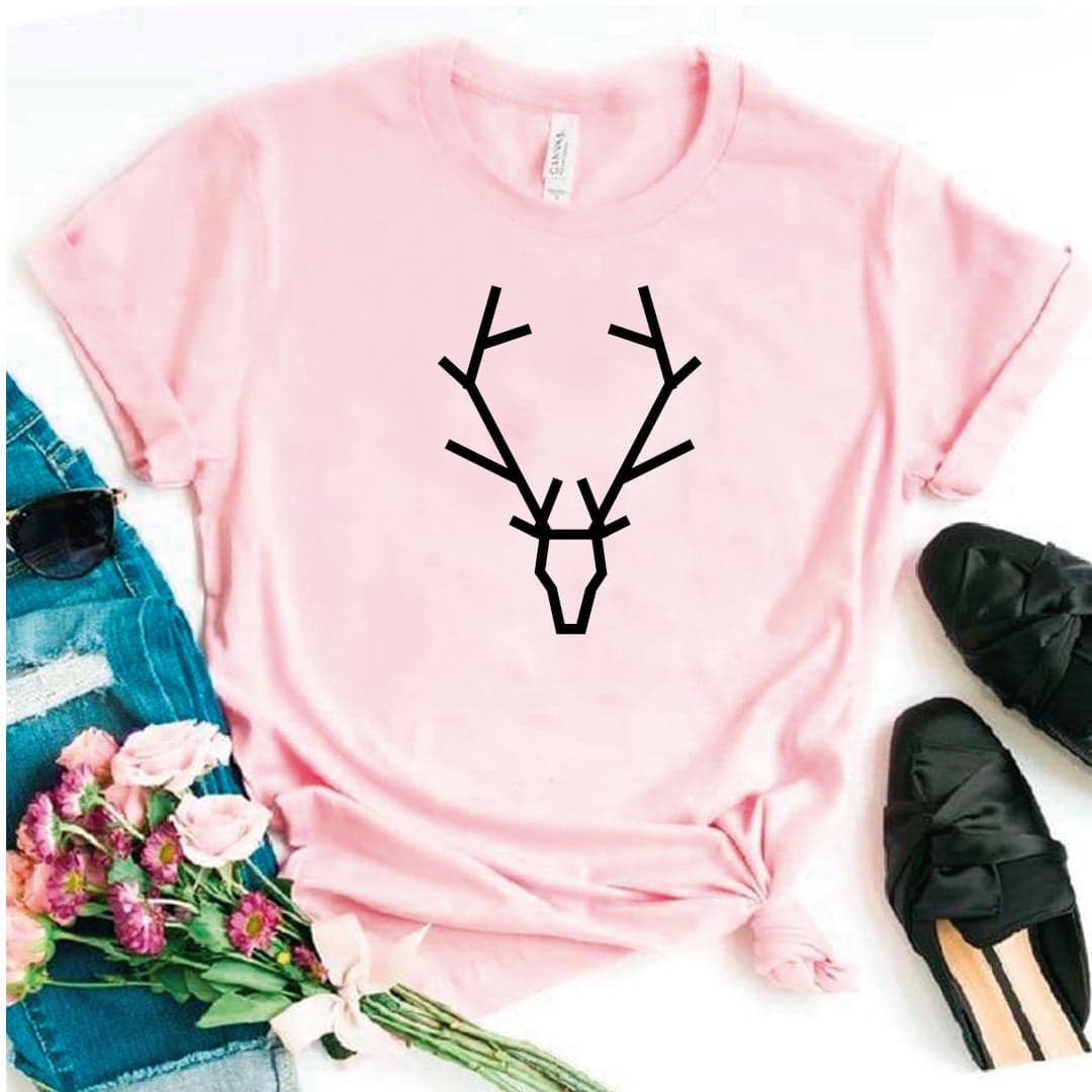 Camisa estampada tipo T- shirt Venado Alce Cuadrado — foto 8