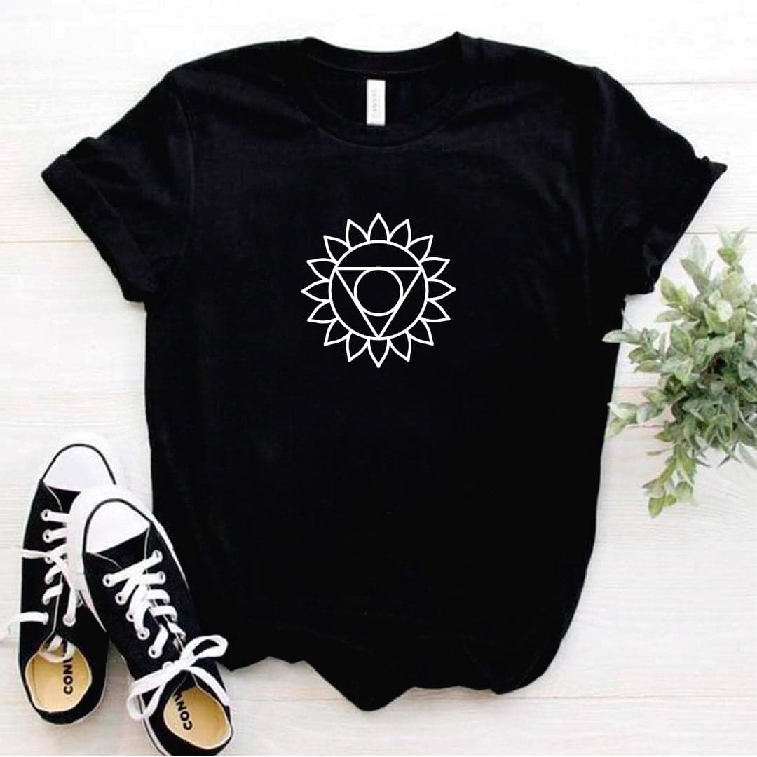 Camisa estampada tipo T- shirt 5 quinto chakra (Vishuddha) — foto 3