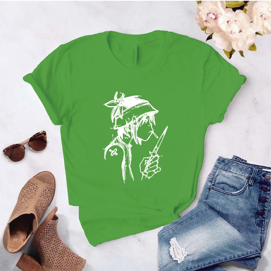 Camisa estampada  tipo T-shirt Vocalista Gorillaz — foto 5