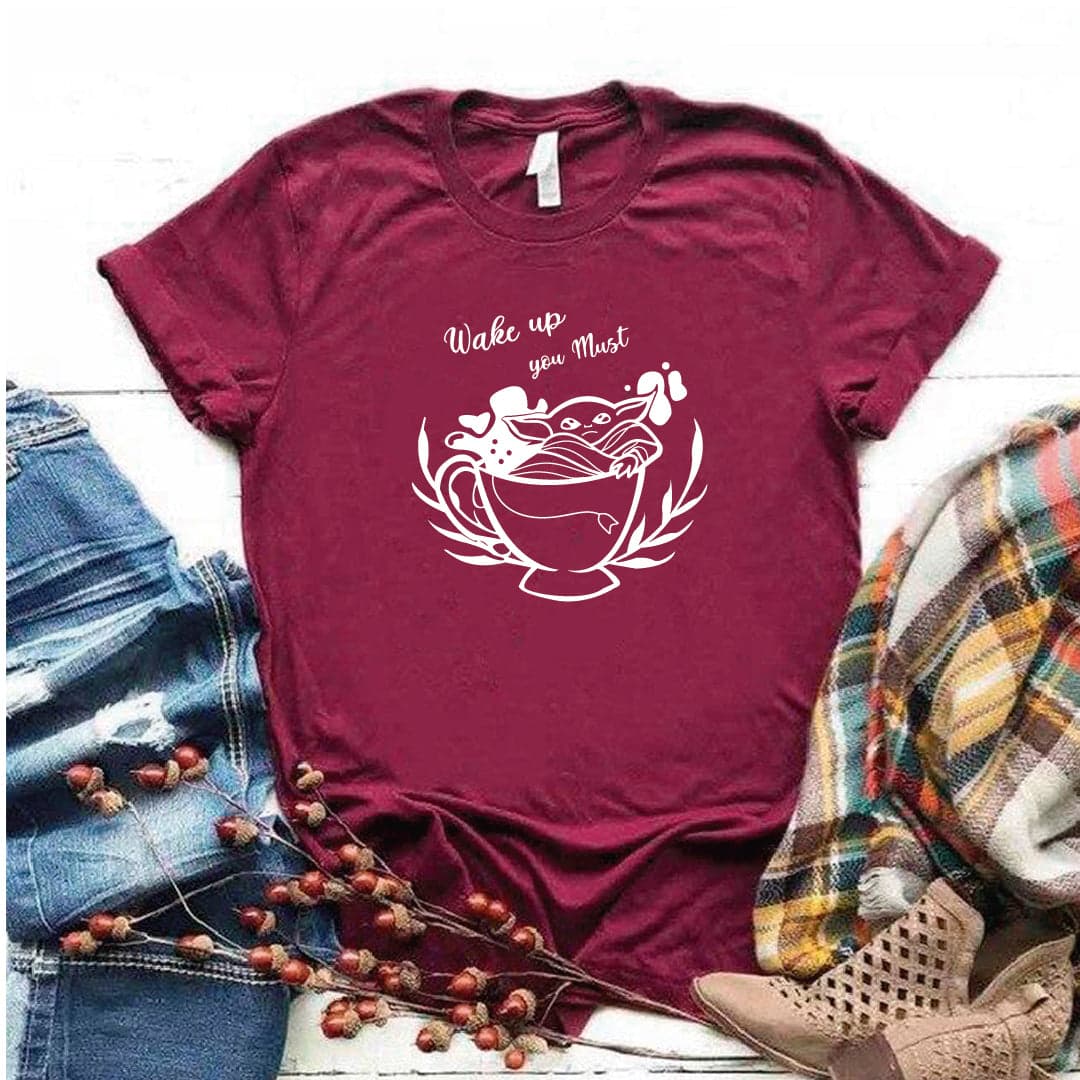 Camisa estampada tipo T- shirt Wake up Yoda — foto 6