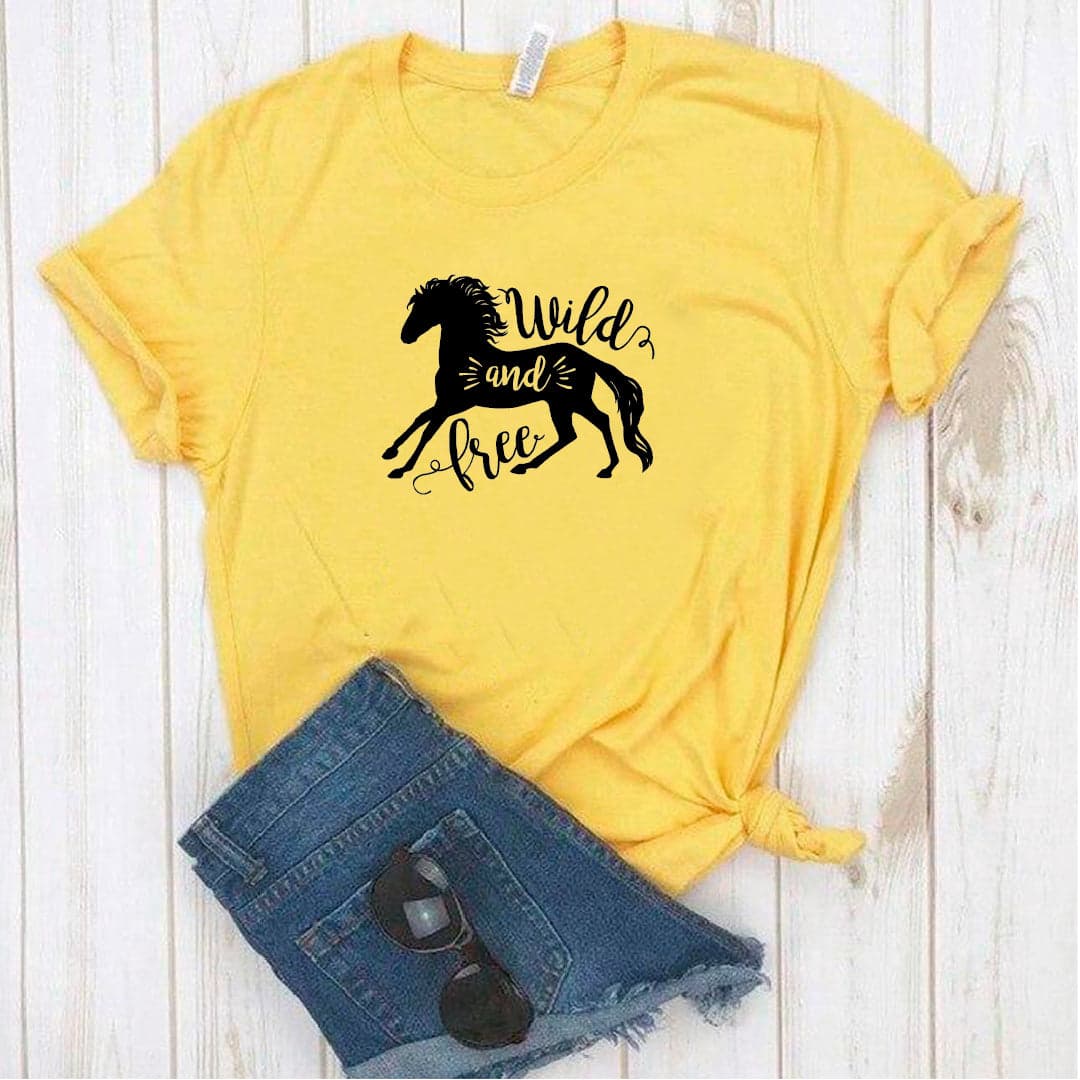 Camisa estampada tipo T- shirt Wild And Free — foto 2
