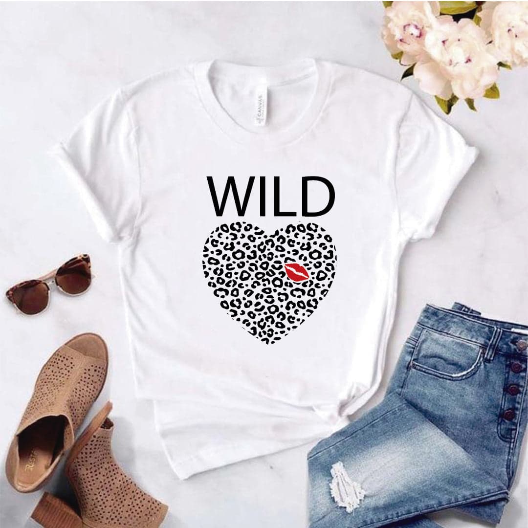 Camisa estampada  tipo T-shirt  WILD CORAZON — foto 8