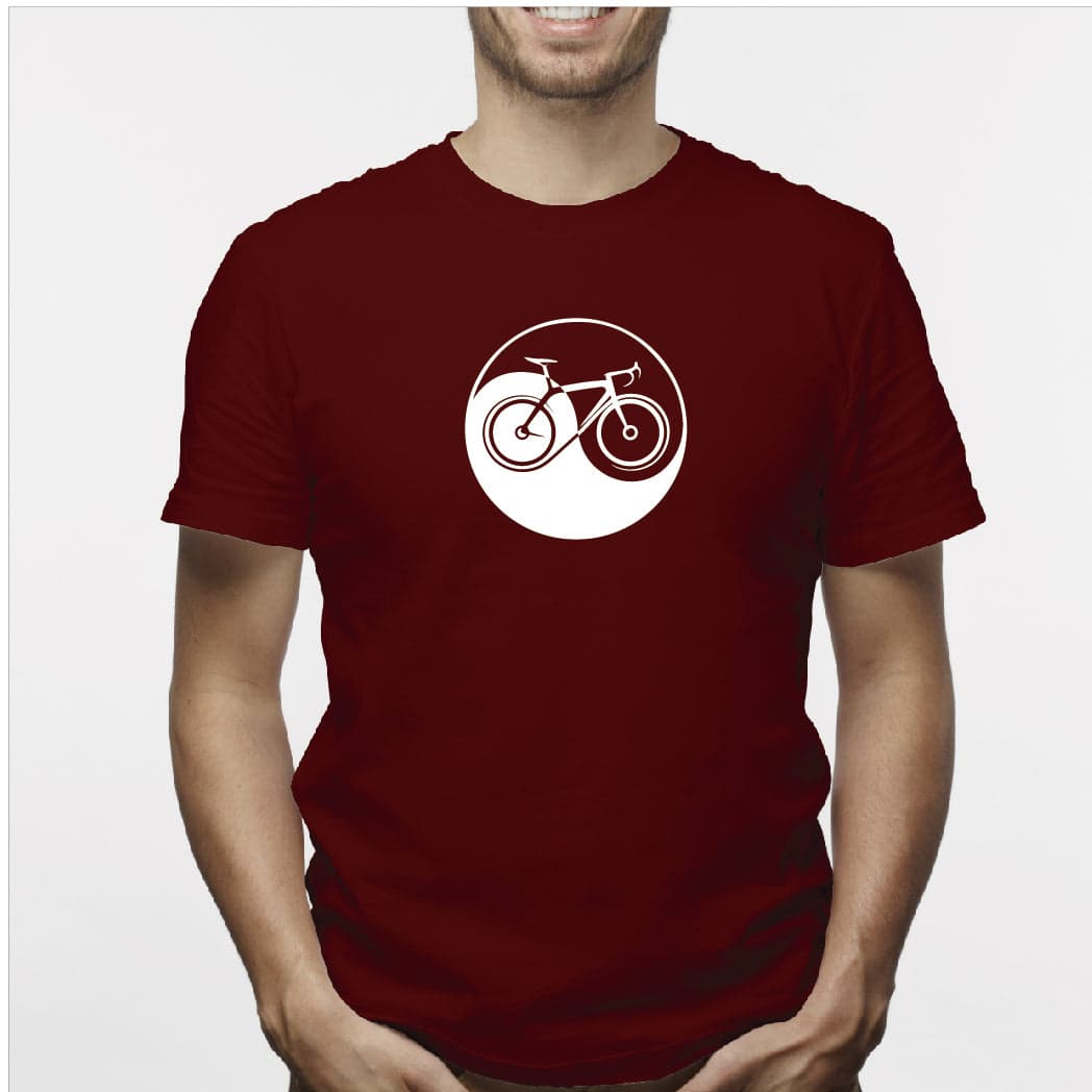 Camisa estampada para hombre  tipo T-shirt YING YANG BICICLETA — foto 5