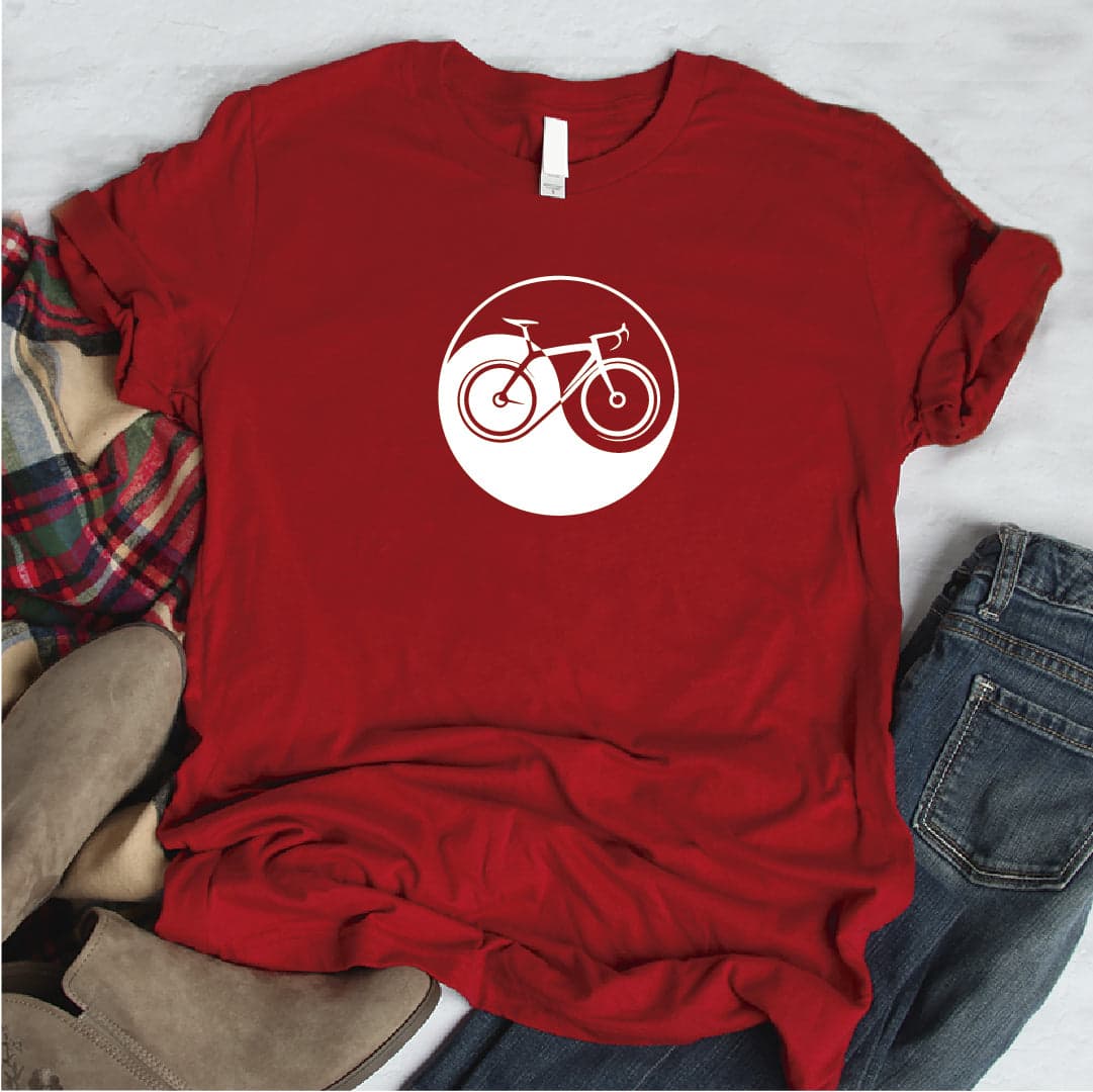 Camisa estampada  tipo T-shirt YING YANG BICICLETA — foto 3
