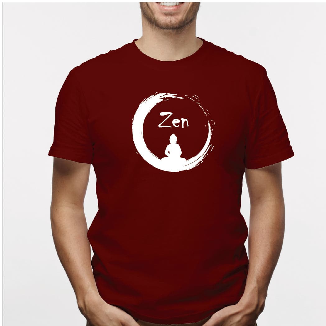 Camisa estampada para hombre  tipo T-shirt Zen buda — foto 6