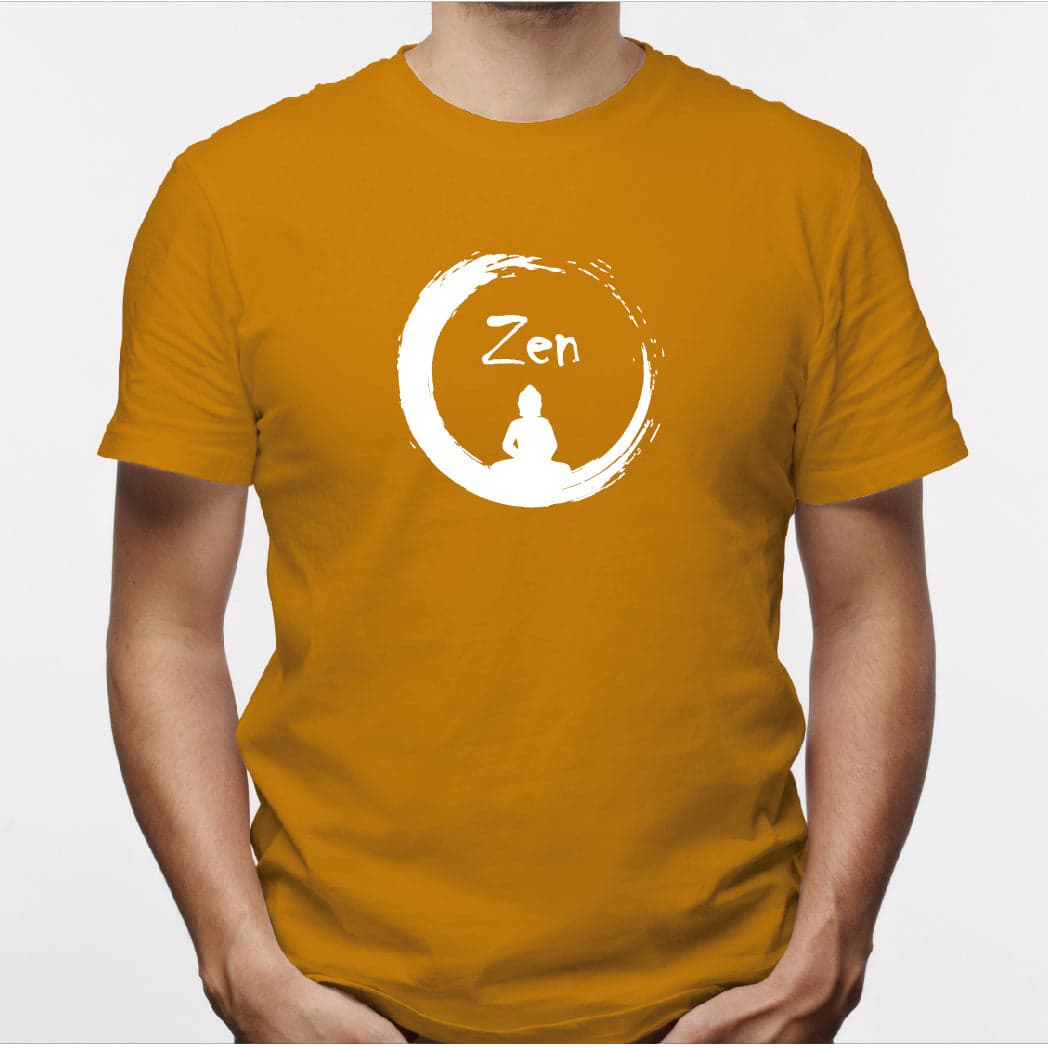 Camisa estampada para hombre  tipo T-shirt Zen buda — foto 7
