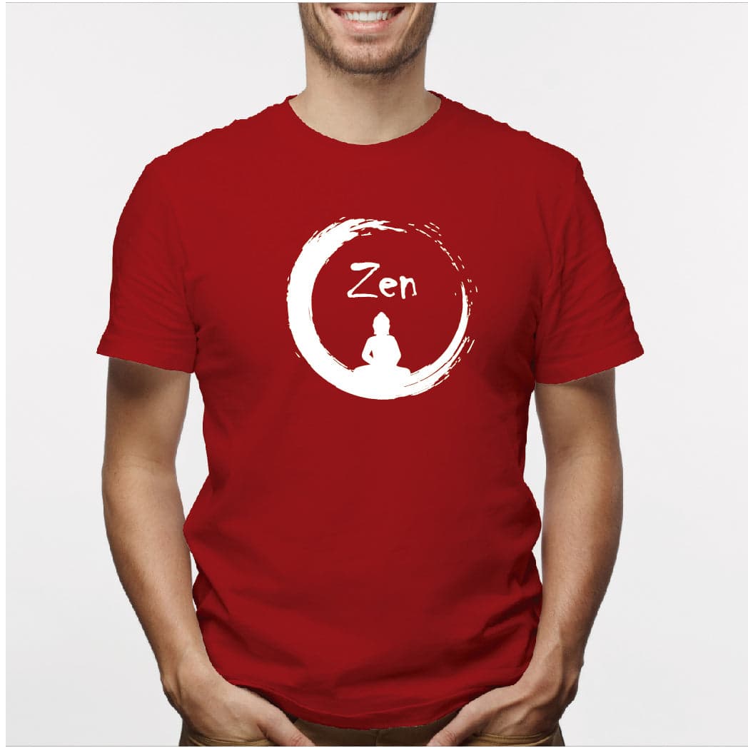 Camisa estampada para hombre  tipo T-shirt Zen buda — foto 1