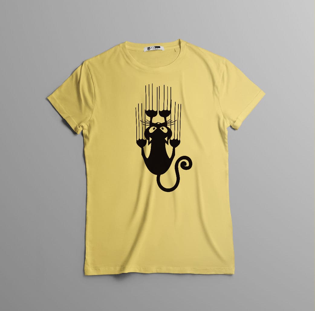 Camisa estampada tipo T- shirt GATO RASGANDO — foto 3