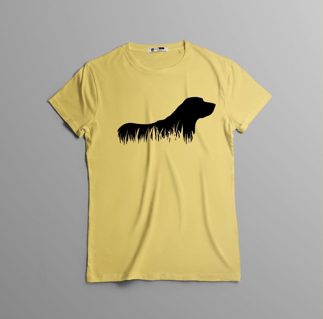 Camisa estampada tipo T-shirt PERRO EN PASTO — foto 2