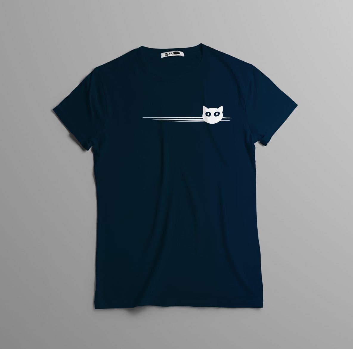 Camisa estampada tipo T-shirt GATO BOLSILLO TRES LINEAS — foto 2