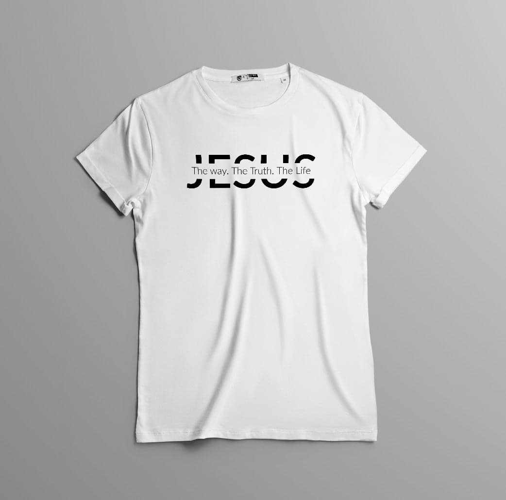 Camisa estampada tipo T- shirt Jesus the truth (cristiana) — foto 2